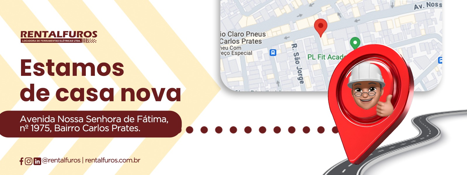 Estamos de Casa nova - Lorem ipsum dolor sit amet, consectetur adipisicing elit, sed do eiusmod tempor incididunt ut labore et dolore magna aliq...Saiba mais.