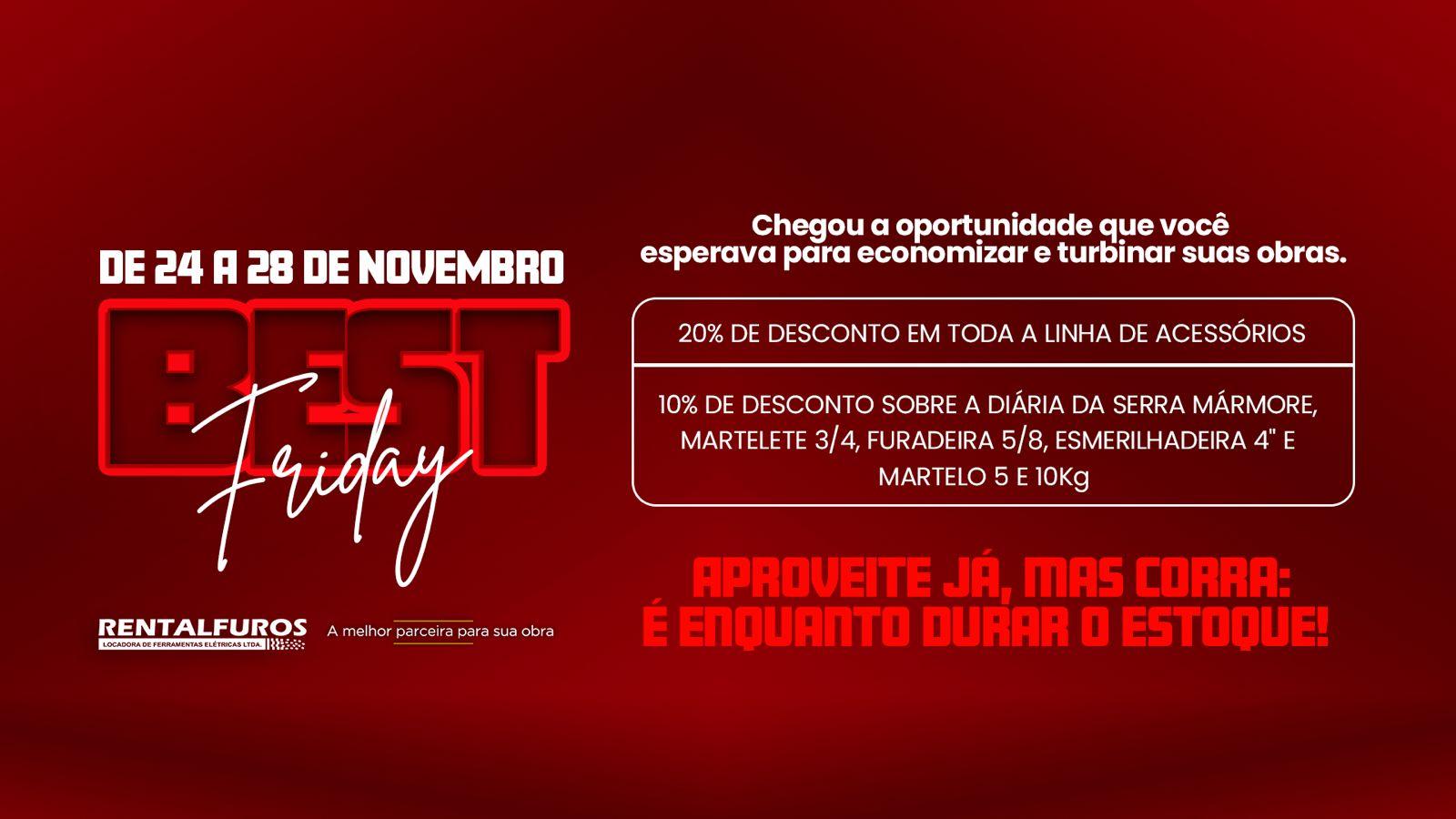 Best Friday é na Rentalfuros! - Lorem ipsum dolor sit amet, consectetur adipisicing elit, sed do eiusmod tempor incididunt ut labore et dolore m...Saiba mais.