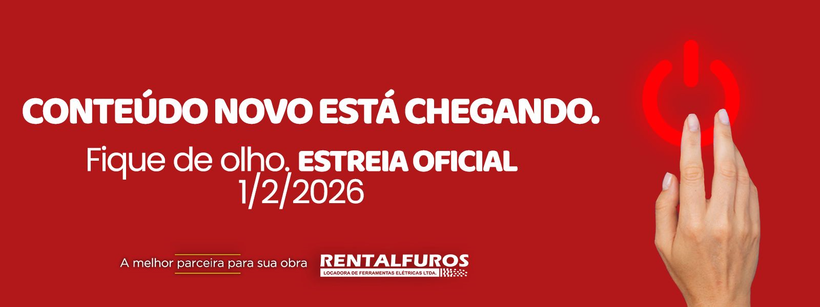 Fique de olho! Conteúdo novo está chegando.